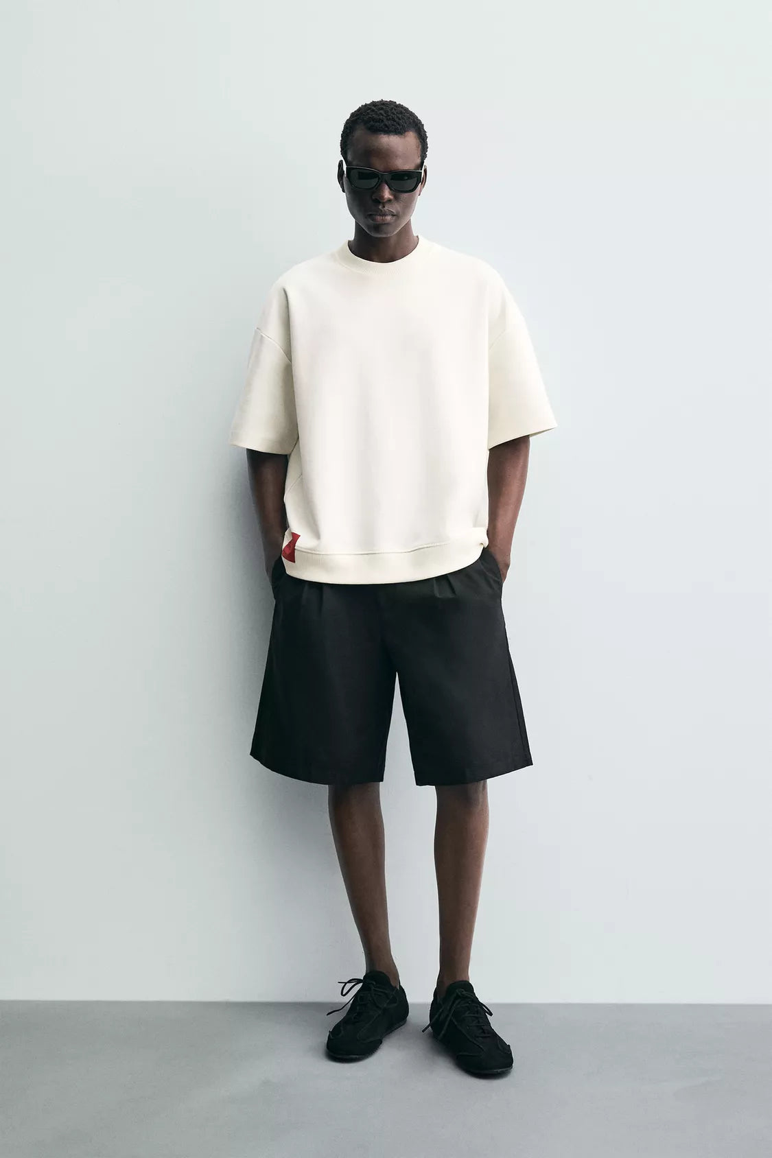 INTERLOCK TECHNICAL LABEL SWEATSHIRT