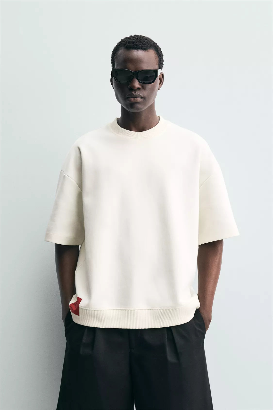 INTERLOCK TECHNICAL LABEL SWEATSHIRT