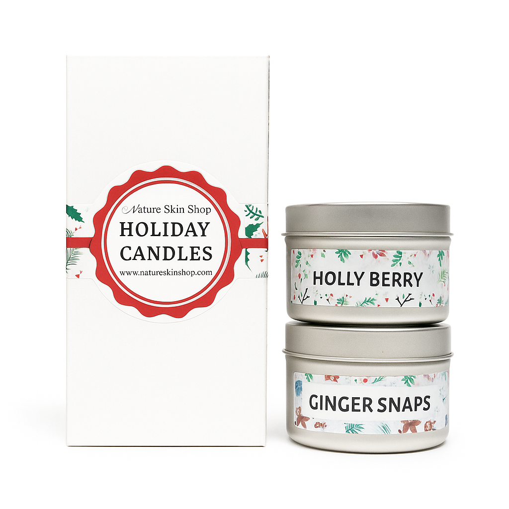 Holiday Candle Gift Set | Holly Berry & Ginger Snaps-0