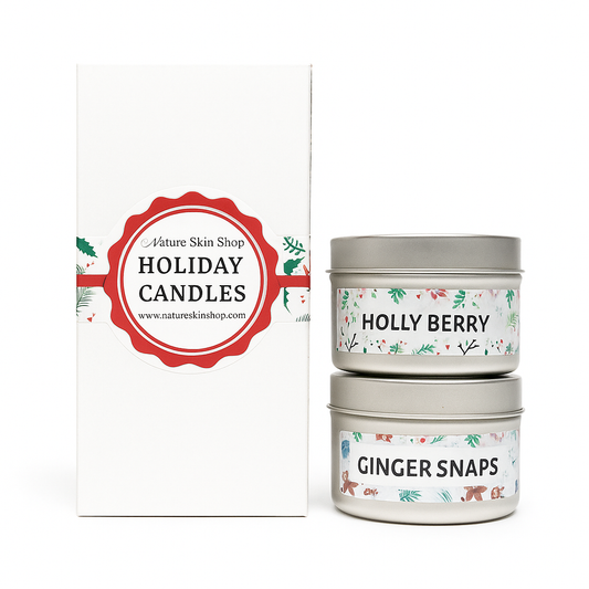 Holiday Candle Gift Set | Holly Berry & Ginger Snaps-0